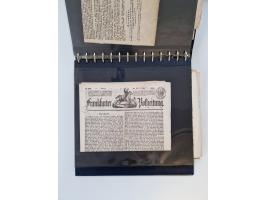 1750/1900 (ca.), Frankfurt am Main, reichhaltiger Sammlungsbestand mit rund 450 Belegen, dabei viele Postscheine der Brief- u