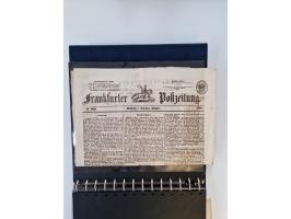 1750/1900 (ca.), Frankfurt am Main, reichhaltiger Sammlungsbestand mit rund 450 Belegen, dabei viele Postscheine der Brief- u