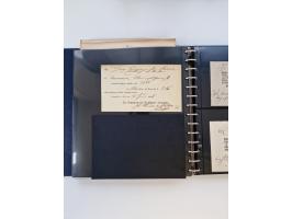 1750/1900 (ca.), Frankfurt am Main, reichhaltiger Sammlungsbestand mit rund 450 Belegen, dabei viele Postscheine der Brief- u