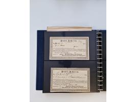 1750/1900 (ca.), Frankfurt am Main, reichhaltiger Sammlungsbestand mit rund 450 Belegen, dabei viele Postscheine der Brief- u