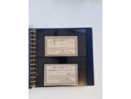 1750/1900 (ca.), Frankfurt am Main, reichhaltiger Sammlungsbestand mit rund 450 Belegen, dabei viele Postscheine der Brief- u