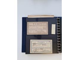 1750/1900 (ca.), Frankfurt am Main, reichhaltiger Sammlungsbestand mit rund 450 Belegen, dabei viele Postscheine der Brief- u