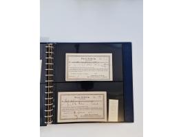 1750/1900 (ca.), Frankfurt am Main, reichhaltiger Sammlungsbestand mit rund 450 Belegen, dabei viele Postscheine der Brief- u