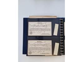 1750/1900 (ca.), Frankfurt am Main, reichhaltiger Sammlungsbestand mit rund 450 Belegen, dabei viele Postscheine der Brief- u