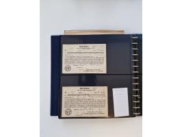 1750/1900 (ca.), Frankfurt am Main, reichhaltiger Sammlungsbestand mit rund 450 Belegen, dabei viele Postscheine der Brief- u