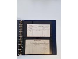 1750/1900 (ca.), Frankfurt am Main, reichhaltiger Sammlungsbestand mit rund 450 Belegen, dabei viele Postscheine der Brief- u