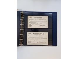 1750/1900 (ca.), Frankfurt am Main, reichhaltiger Sammlungsbestand mit rund 450 Belegen, dabei viele Postscheine der Brief- u