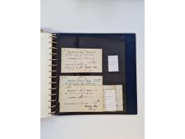 1750/1900 (ca.), Frankfurt am Main, reichhaltiger Sammlungsbestand mit rund 450 Belegen, dabei viele Postscheine der Brief- u