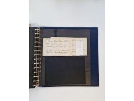 1750/1900 (ca.), Frankfurt am Main, reichhaltiger Sammlungsbestand mit rund 450 Belegen, dabei viele Postscheine der Brief- u