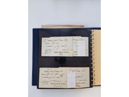 1750/1900 (ca.), Frankfurt am Main, reichhaltiger Sammlungsbestand mit rund 450 Belegen, dabei viele Postscheine der Brief- u