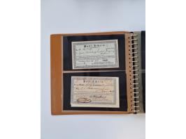 1750/1900 (ca.), Frankfurt am Main, reichhaltiger Sammlungsbestand mit rund 450 Belegen, dabei viele Postscheine der Brief- u