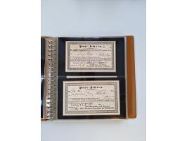 1750/1900 (ca.), Frankfurt am Main, reichhaltiger Sammlungsbestand mit rund 450 Belegen, dabei viele Postscheine der Brief- u