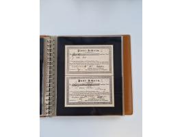 1750/1900 (ca.), Frankfurt am Main, reichhaltiger Sammlungsbestand mit rund 450 Belegen, dabei viele Postscheine der Brief- u