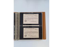 1750/1900 (ca.), Frankfurt am Main, reichhaltiger Sammlungsbestand mit rund 450 Belegen, dabei viele Postscheine der Brief- u