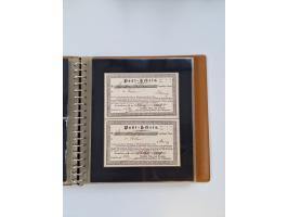 1750/1900 (ca.), Frankfurt am Main, reichhaltiger Sammlungsbestand mit rund 450 Belegen, dabei viele Postscheine der Brief- u