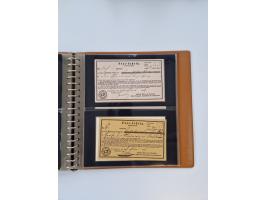 1750/1900 (ca.), Frankfurt am Main, reichhaltiger Sammlungsbestand mit rund 450 Belegen, dabei viele Postscheine der Brief- u