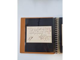 1750/1900 (ca.), Frankfurt am Main, reichhaltiger Sammlungsbestand mit rund 450 Belegen, dabei viele Postscheine der Brief- u