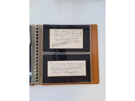 1750/1900 (ca.), Frankfurt am Main, reichhaltiger Sammlungsbestand mit rund 450 Belegen, dabei viele Postscheine der Brief- u