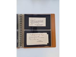 1750/1900 (ca.), Frankfurt am Main, reichhaltiger Sammlungsbestand mit rund 450 Belegen, dabei viele Postscheine der Brief- u