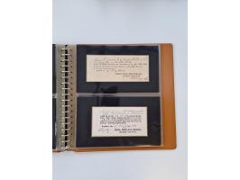 1750/1900 (ca.), Frankfurt am Main, reichhaltiger Sammlungsbestand mit rund 450 Belegen, dabei viele Postscheine der Brief- u