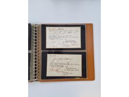 1750/1900 (ca.), Frankfurt am Main, reichhaltiger Sammlungsbestand mit rund 450 Belegen, dabei viele Postscheine der Brief- u