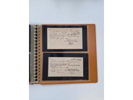 1750/1900 (ca.), Frankfurt am Main, reichhaltiger Sammlungsbestand mit rund 450 Belegen, dabei viele Postscheine der Brief- u