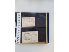 1750/1900 (ca.), Frankfurt am Main, reichhaltiger Sammlungsbestand mit rund 450 Belegen, dabei viele Postscheine der Brief- u