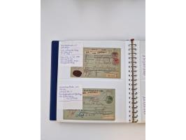 1750/1900 (ca.), Frankfurt am Main, reichhaltiger Sammlungsbestand mit rund 450 Belegen, dabei viele Postscheine der Brief- u