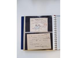 1750/1900 (ca.), Frankfurt am Main, reichhaltiger Sammlungsbestand mit rund 450 Belegen, dabei viele Postscheine der Brief- u