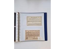 1750/1900 (ca.), Frankfurt am Main, reichhaltiger Sammlungsbestand mit rund 450 Belegen, dabei viele Postscheine der Brief- u