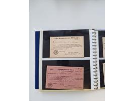 1750/1900 (ca.), Frankfurt am Main, reichhaltiger Sammlungsbestand mit rund 450 Belegen, dabei viele Postscheine der Brief- u