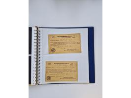 1750/1900 (ca.), Frankfurt am Main, reichhaltiger Sammlungsbestand mit rund 450 Belegen, dabei viele Postscheine der Brief- u