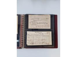 1750/1900 (ca.), Frankfurt am Main, reichhaltiger Sammlungsbestand mit rund 450 Belegen, dabei viele Postscheine der Brief- u