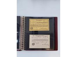 1750/1900 (ca.), Frankfurt am Main, reichhaltiger Sammlungsbestand mit rund 450 Belegen, dabei viele Postscheine der Brief- u