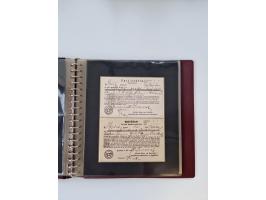 1750/1900 (ca.), Frankfurt am Main, reichhaltiger Sammlungsbestand mit rund 450 Belegen, dabei viele Postscheine der Brief- u