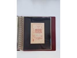 1750/1900 (ca.), Frankfurt am Main, reichhaltiger Sammlungsbestand mit rund 450 Belegen, dabei viele Postscheine der Brief- u