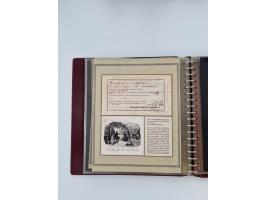 1750/1900 (ca.), Frankfurt am Main, reichhaltiger Sammlungsbestand mit rund 450 Belegen, dabei viele Postscheine der Brief- u