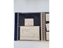 1750/1900 (ca.), Frankfurt am Main, reichhaltiger Sammlungsbestand mit rund 450 Belegen, dabei viele Postscheine der Brief- u