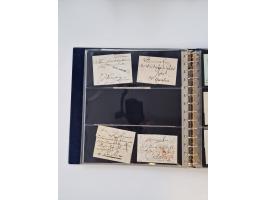 1750/1900 (ca.), Frankfurt am Main, reichhaltiger Sammlungsbestand mit rund 450 Belegen, dabei viele Postscheine der Brief- u