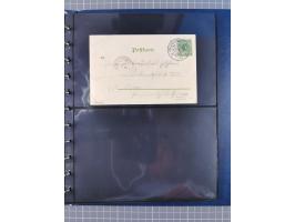 1887/1911, Sonderstempel von Frankfurt/Main, für diesen Zeitraum komplette Sammlung, bis auf ein Briefstück alles auf 39 Ganz