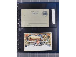 1887/1911, Sonderstempel von Frankfurt/Main, für diesen Zeitraum komplette Sammlung, bis auf ein Briefstück alles auf 39 Ganz