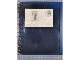 1887/1911, Sonderstempel von Frankfurt/Main, für diesen Zeitraum komplette Sammlung, bis auf ein Briefstück alles auf 39 Ganz