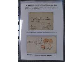 1770/1880 (ca.) Mail across the North Atlantic from-, to and via Cuba, exhibition collection with around 100 letters/letter s
