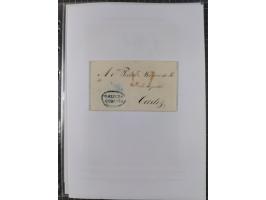 1770/1880 (ca.) Mail across the North Atlantic from-, to and via Cuba, exhibition collection with around 100 letters/letter s