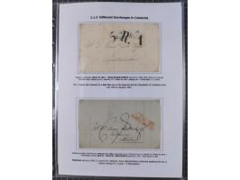 1770/1880 (ca.) Mail across the North Atlantic from-, to and via Cuba, exhibition collection with around 100 letters/letter s