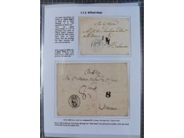 1770/1880 (ca.) Mail across the North Atlantic from-, to and via Cuba, exhibition collection with around 100 letters/letter s