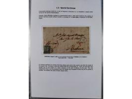 1770/1880 (ca.) Mail across the North Atlantic from-, to and via Cuba, exhibition collection with around 100 letters/letter s