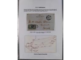 1770/1880 (ca.) Mail across the North Atlantic from-, to and via Cuba, exhibition collection with around 100 letters/letter s