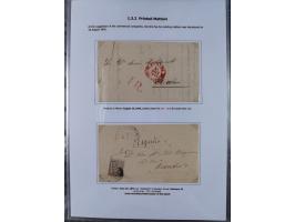 1770/1880 (ca.) Mail across the North Atlantic from-, to and via Cuba, exhibition collection with around 100 letters/letter s