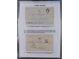 1770/1880 (ca.) Mail across the North Atlantic from-, to and via Cuba, exhibition collection with around 100 letters/letter s